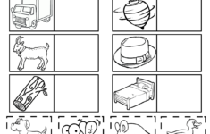 $1 | Rhyming Worksheets For Preschoolers | 5 Pages, No Prep