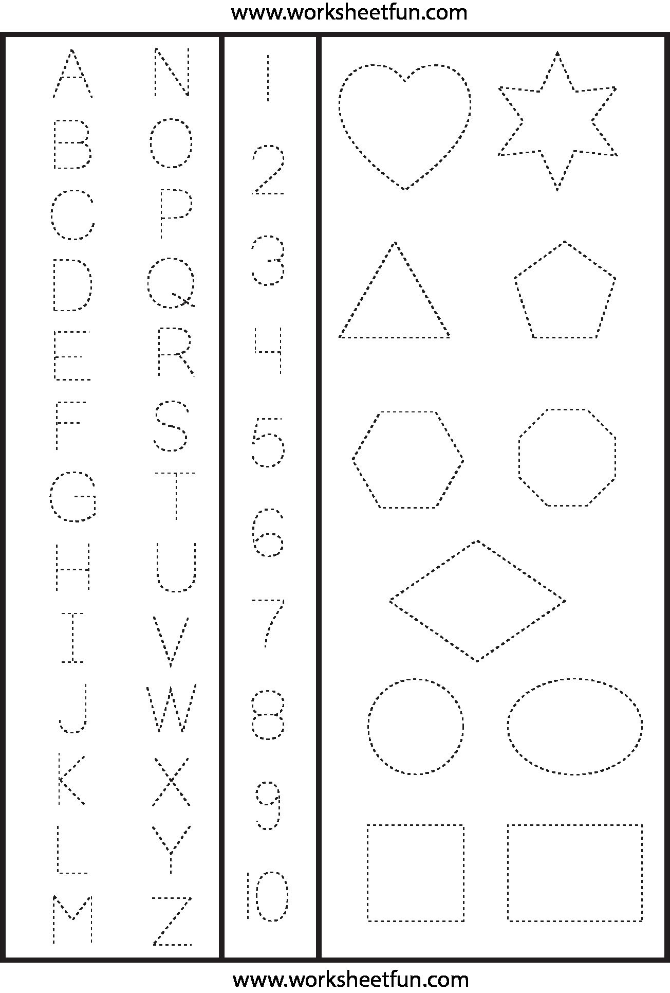 Preschool 123 Worksheets Preschool Worksheets