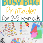 5 Free Busy Bag Printable Activities For Toddlers