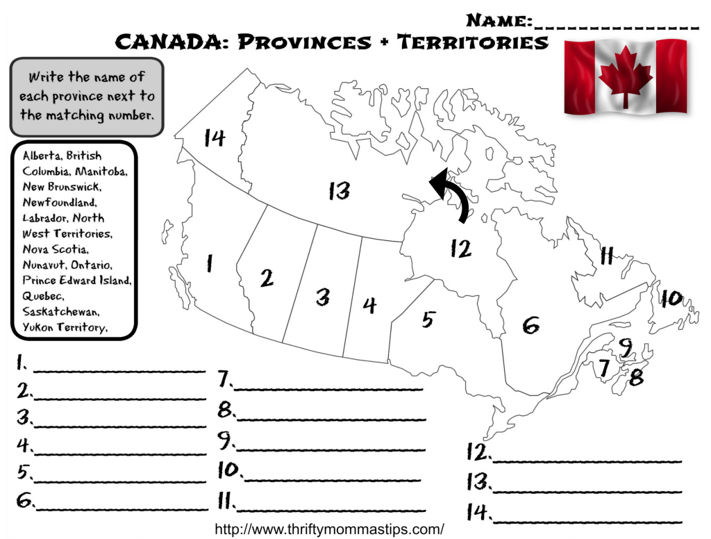 70+ North America - Printable Worksheets And Activities