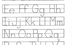 Abc Printable Worksheet For Kindergarten | Letter