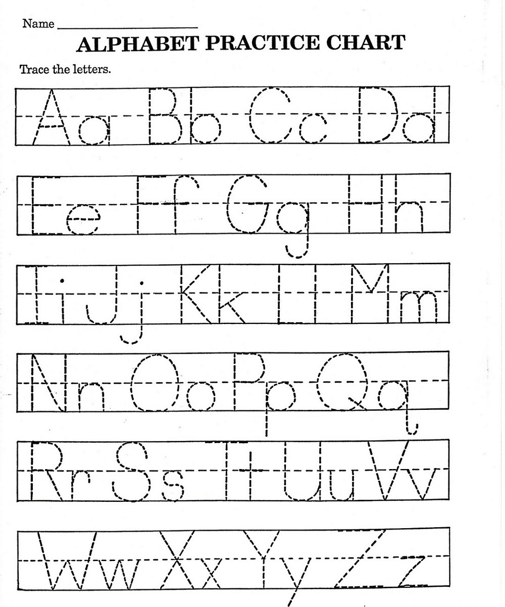 Abc Printable Worksheet For Kindergarten | Letter