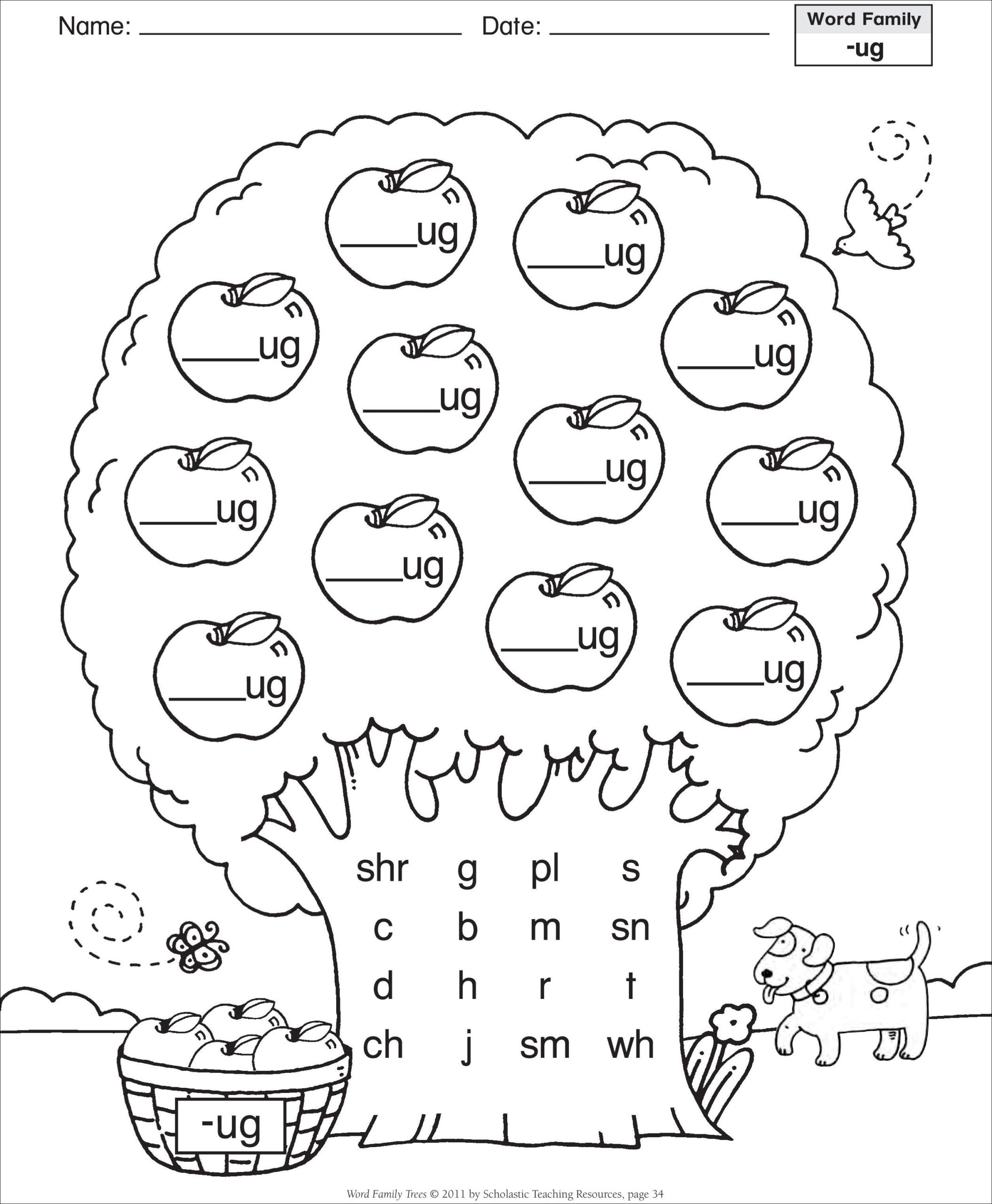 Worksheet For Kindergarten Preschool Worksheets