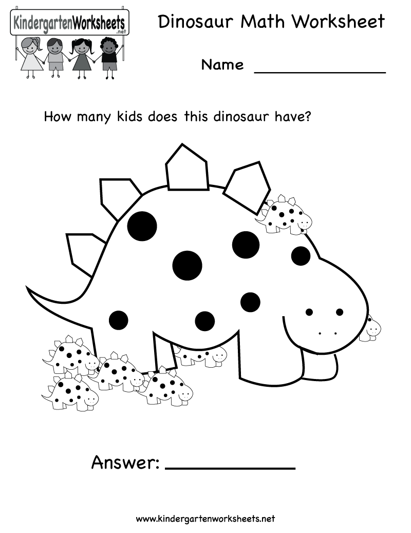 Best Images Of Printable Dinosaur Worksheets Preschool