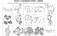 Preschool Zoo Worksheets