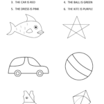 Colours Worksheet For 5 And 6 Years Old. #learningcolours