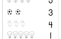 Count_And_Match_1 Coloring Book Math Worksheets Preschool