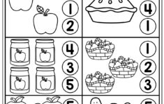 Counting 1-5. Count The Items In Each Group And Dot Or Color