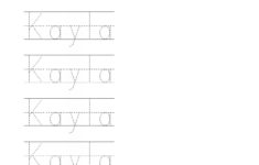Custom Name Tracer Pages | Preschool Writing, Preschool
