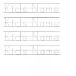 Custom Tracer Pages | Name Tracing Worksheets, Tracing