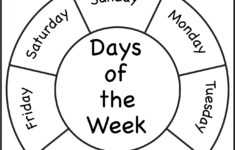 Days Of The Week | Preschool Worksheets, English Worksheets
