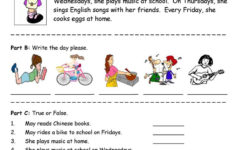 Days Of The Week - Simple Reading Comprehension - English