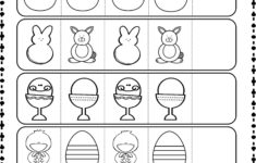 Easter Patterns Worksheets Activitiesor Preschoolree