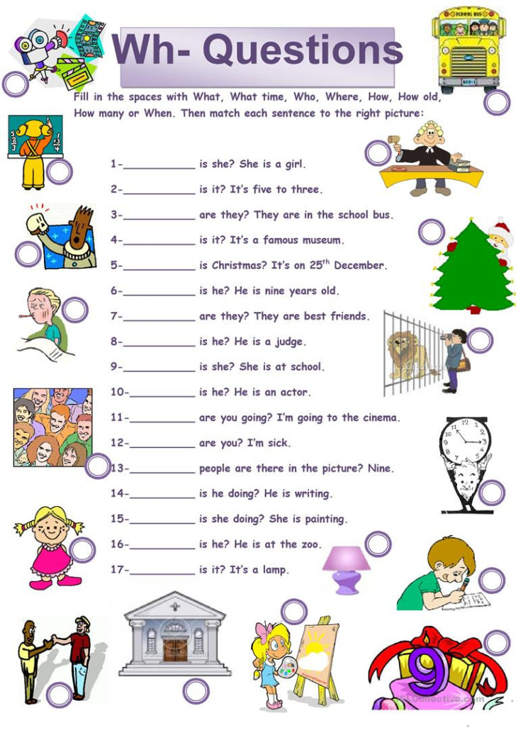 English Questions For Class 4