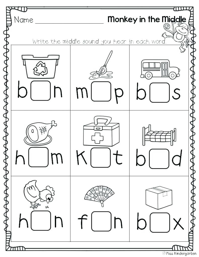 Excelent Kindergarten Printable Worksheets Photo