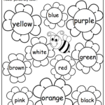 Flower Color Words Worksheet   Madebyteachers | Teaching
