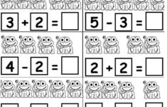 Free Addition And Subtraction Worksheet - Kindermomma