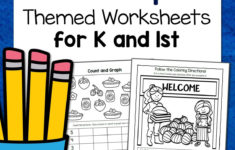 Free Kindergarten And First Grade Worksheet Sampler Packet