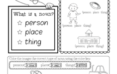 Free Kindergarten English Worksheet