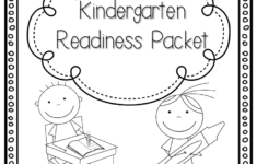 Free Kindergarten Readiness Packet