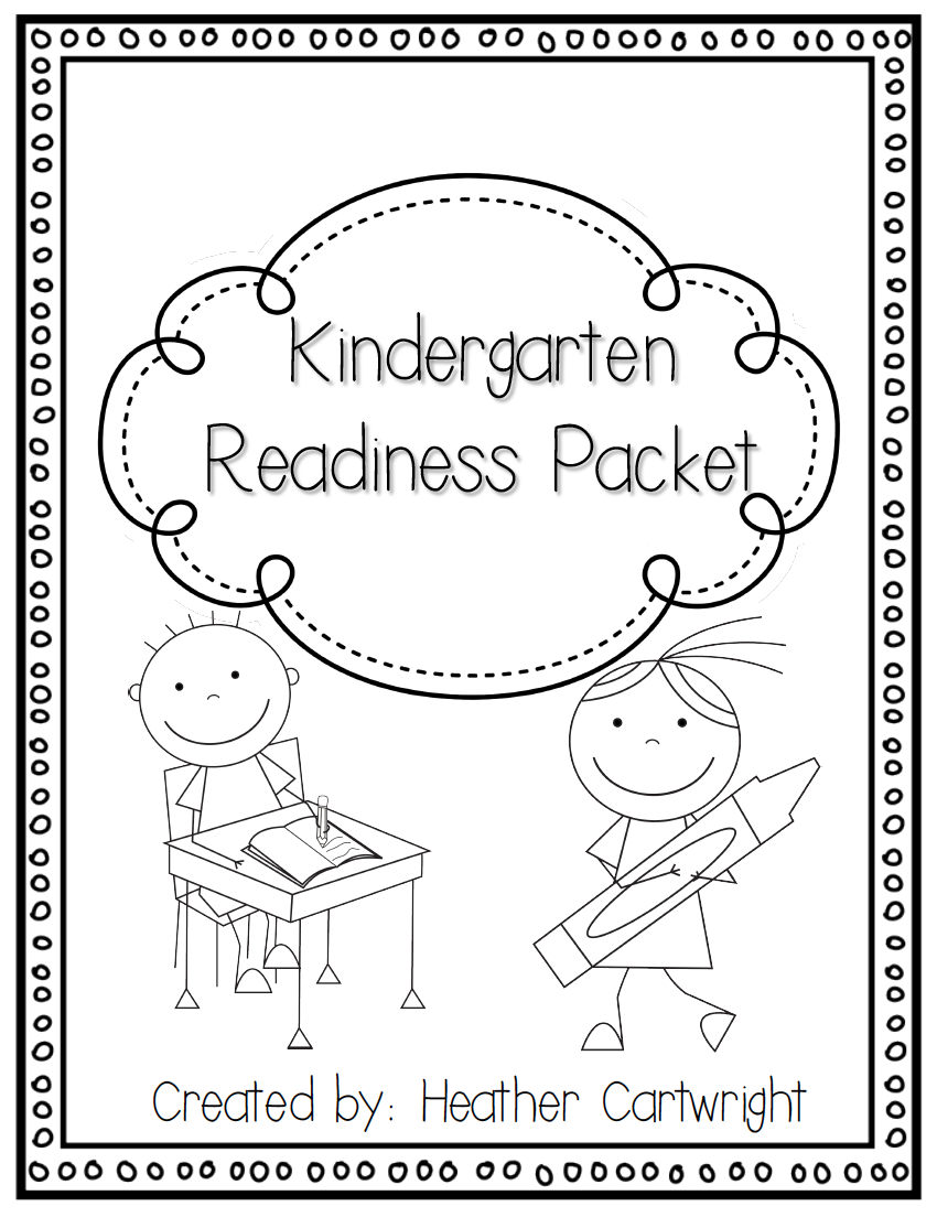 Free Kindergarten Readiness Packet