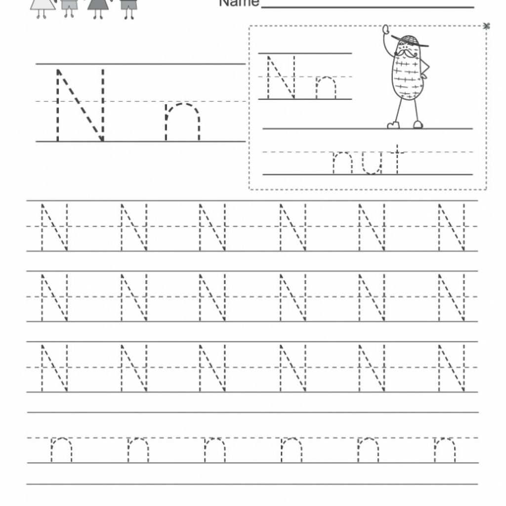 Free Letter N Worksheets Pictures - Alphabet Free Preschool