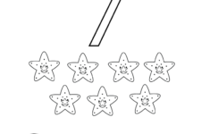 Free Preschool Number Seven Learning Worksheet
