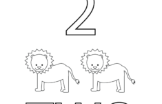 Free Preschool Number Two Learning Worksheet | Preschool