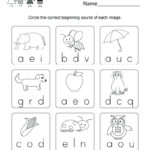 Free Printable Kindergarten Workbook Pages To Print
