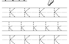 Free Printable Letter K Tracing Worksheet! | Tracing
