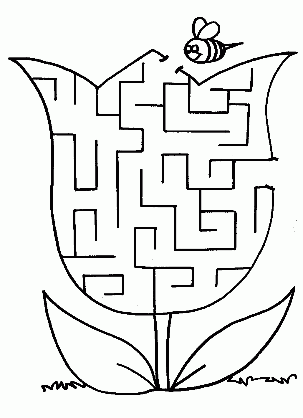 Free Printable Mazes | Labirintos Para Crianças, Planilhas