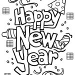 Free Printable New Years Coloring Pages For Kids | New Year