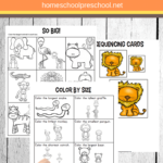Free Printable Zoo Math Worksheets For Preschoolers