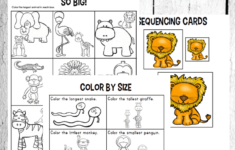 Free Printable Zoo Math Worksheets For Preschoolers