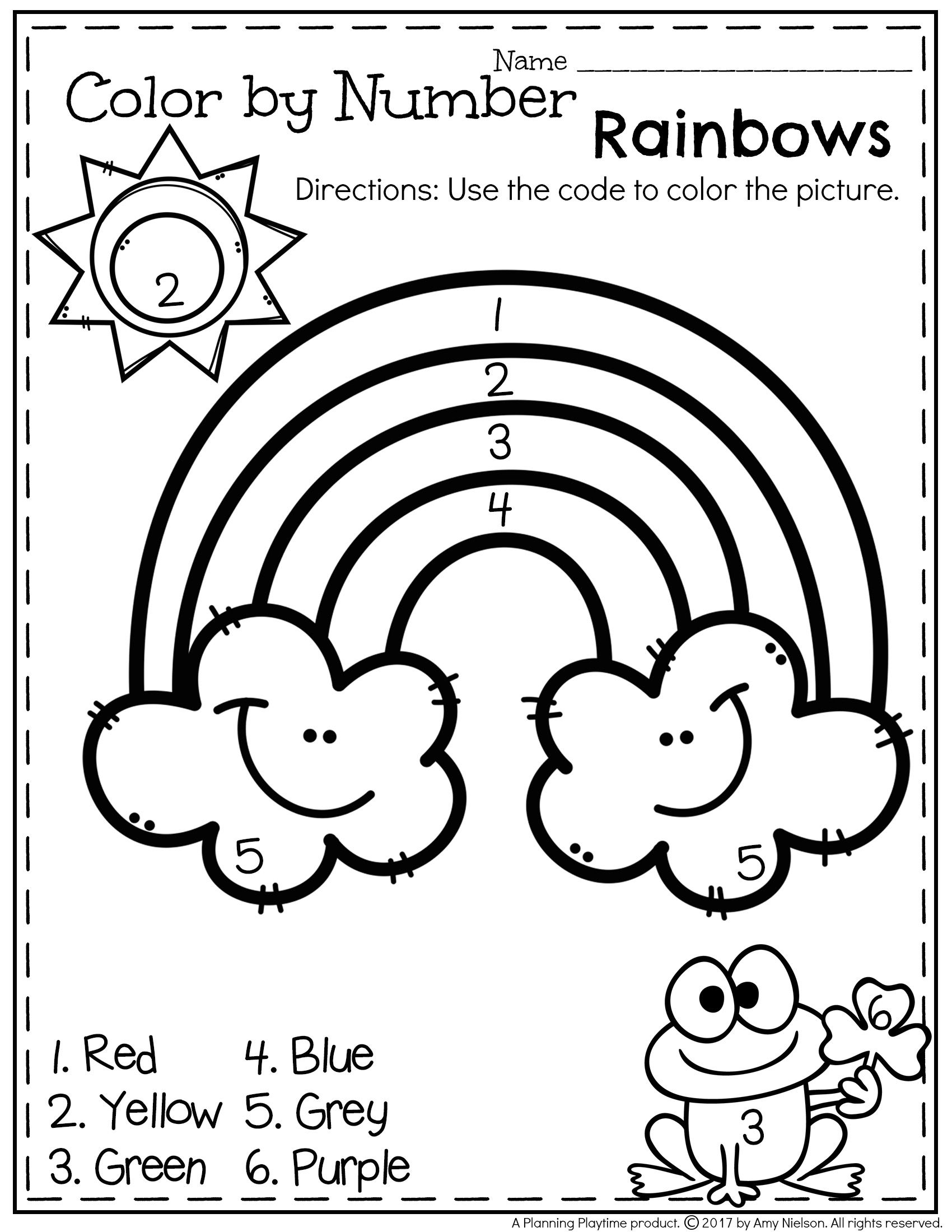 Get Your Free Printable Here! | March Preschool Worksheets