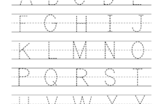 Handwriting Practice Worksheet - Free Kindergarten English