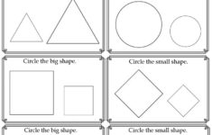 Kids Under 7: Big And Small Worksheet