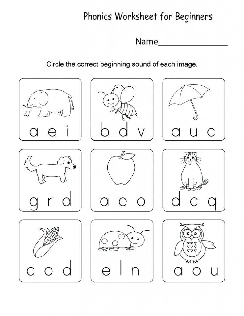 Kindergarten Phonics - Best Coloring Pages For Kids