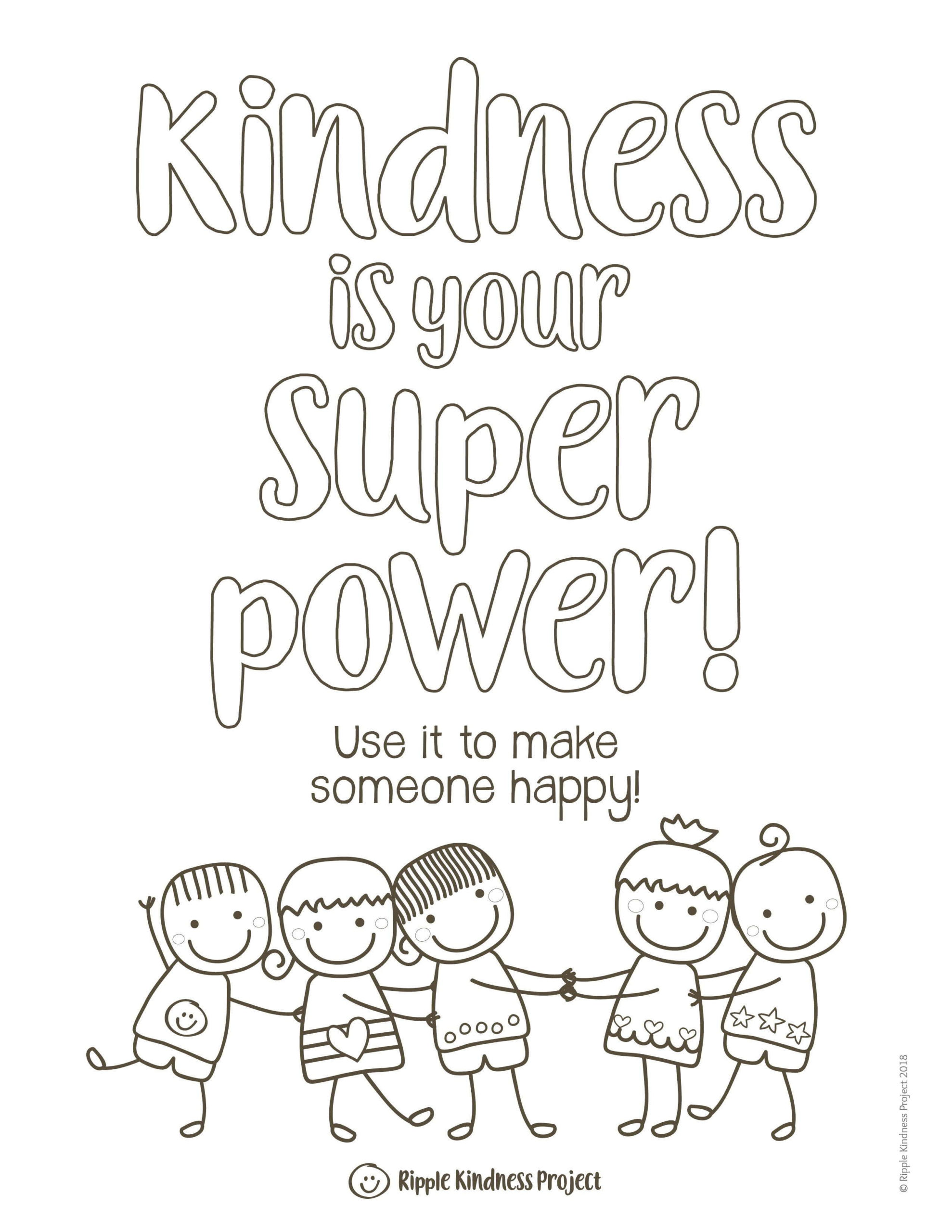 Kindness Coloring Pages, Kindness Activities, Kindness