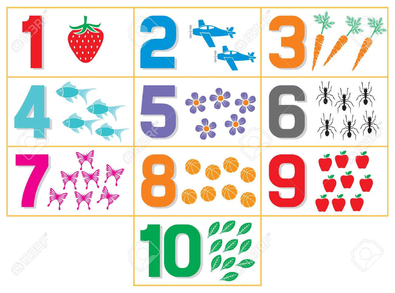 Learning Numbers For Kids (Counting Game For Kindergarten Kids)