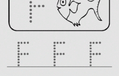 Letter F Worksheet For Preschool And Kindergarten