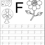 Letter F Worksheet For Preschool And Kindergarten | Alphabet