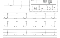 Letter J Writing Practice Worksheet. This Series Of