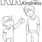 Letter K Is For Kindness Coloring Page | Free Printable
