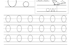 Letter O Printable Preschool Worksheets