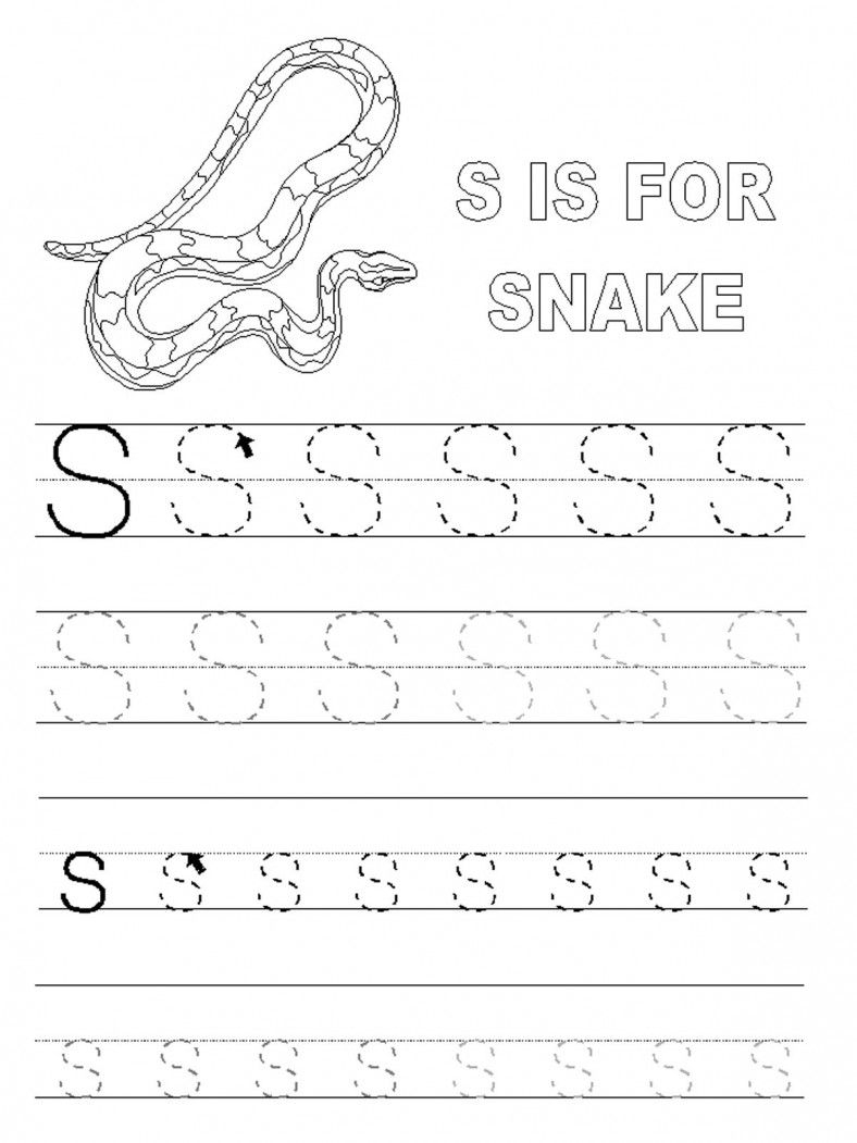 Letter S Worksheets Printable | Letter S Worksheets, Touch