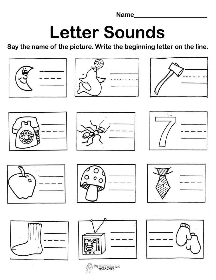 Letter Sounds (Free Worksheets!) | Letter Worksheets