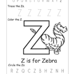 Letter Z Worksheets | Letter Worksheets For Preschool