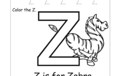 Letter Z Worksheets | Letter Worksheets For Preschool