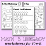 Math And Literacy Facebook Bw Coloring Book Mathematics